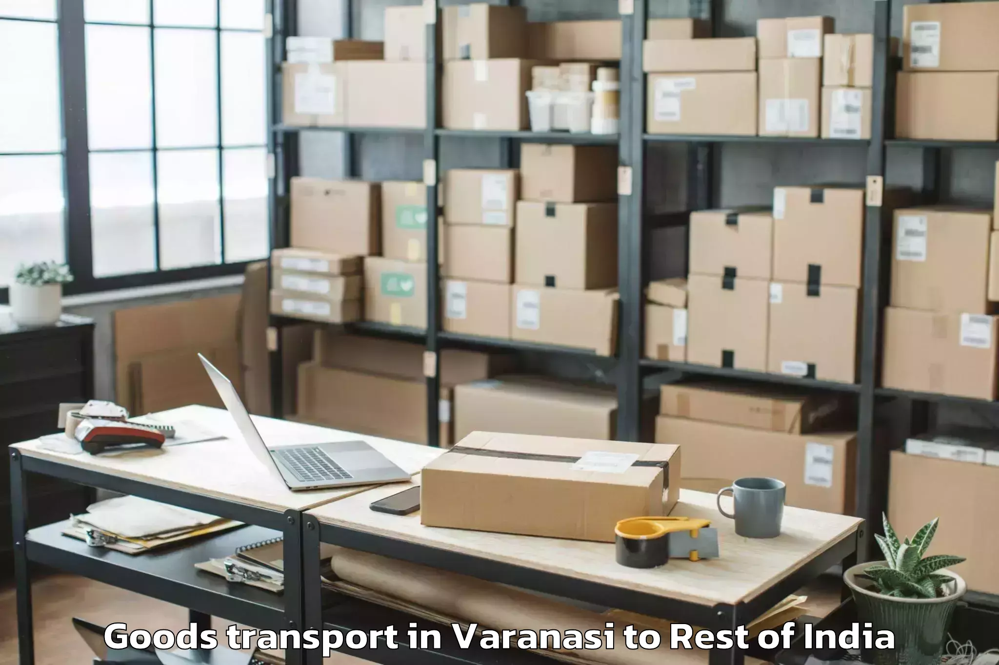 Book Varanasi to Makri Goods Transport